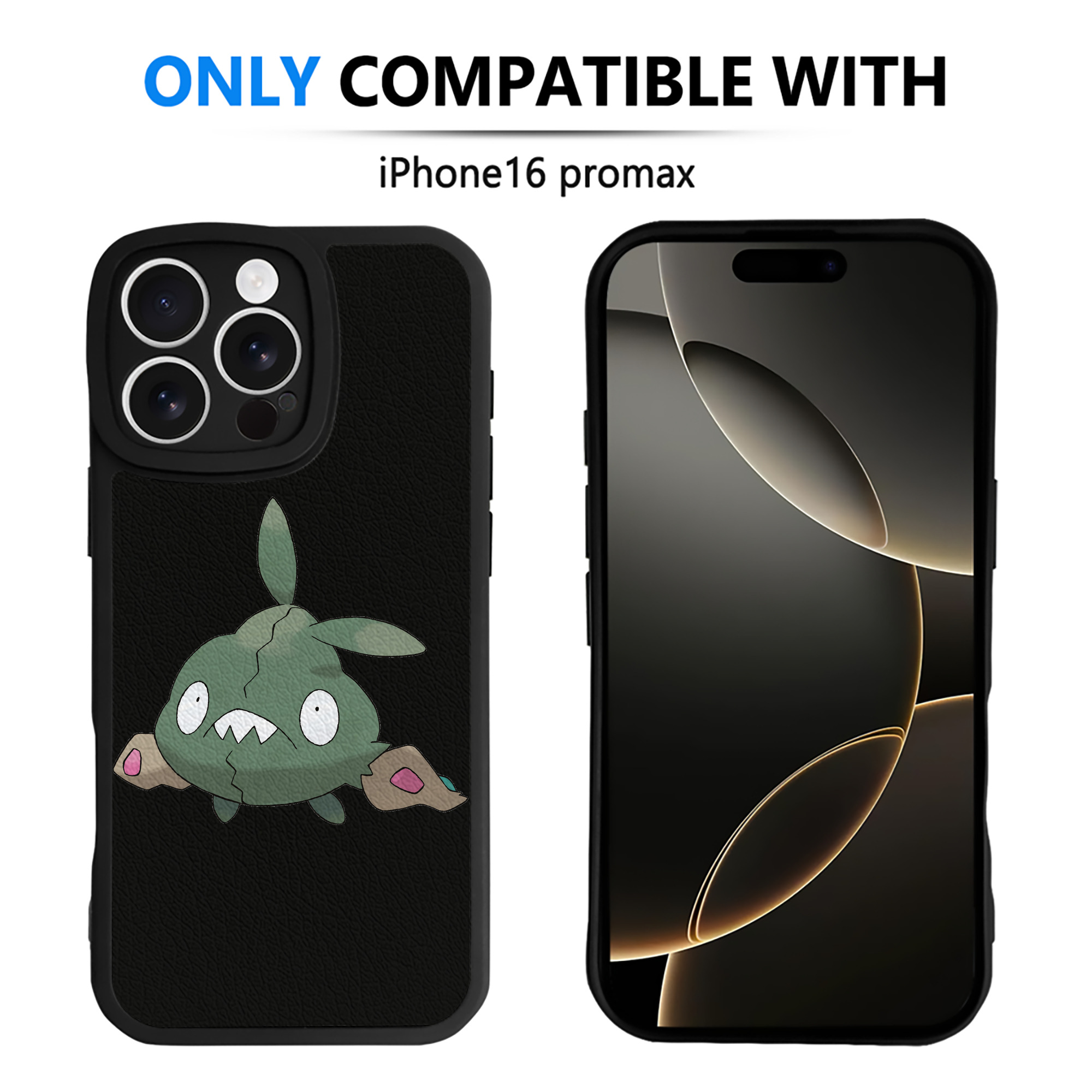 （画像用） ポケットモンスター Pokémon 【iPhone 16シリーズ対応】シリコンスマホケース（レザー調） 材質：シリコン